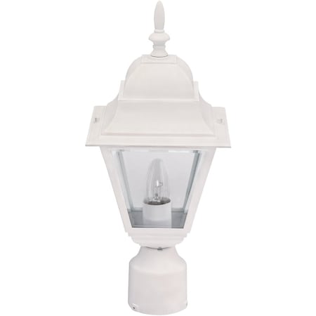 Home Impressions White Incandescent Post Light Fixture IOL13WH